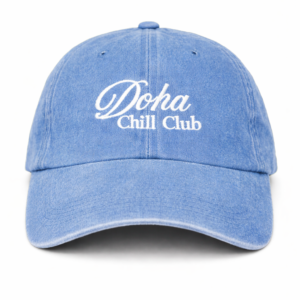 blue cap