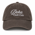 Brown cap
